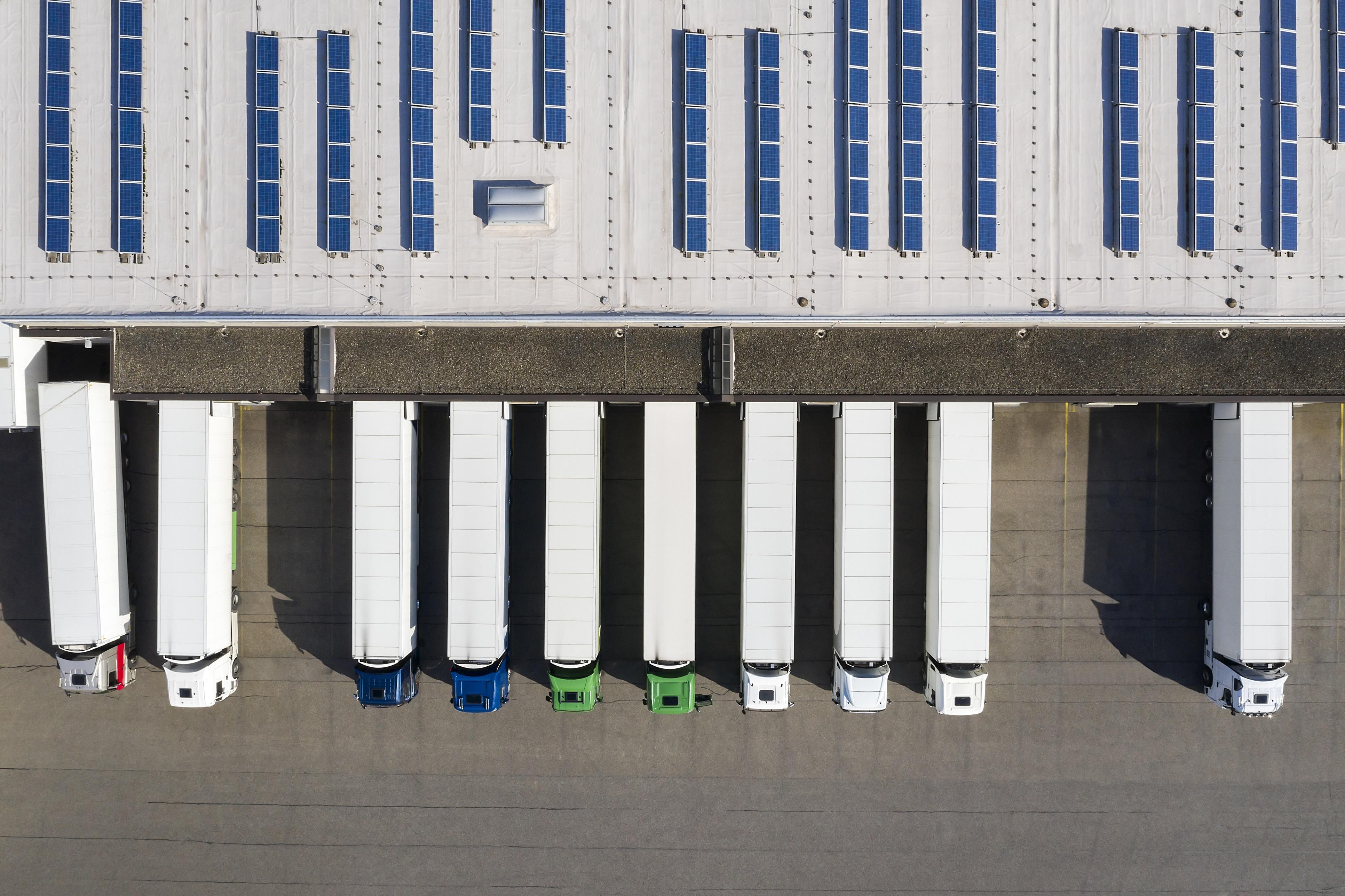 Trucks at Loading Dock