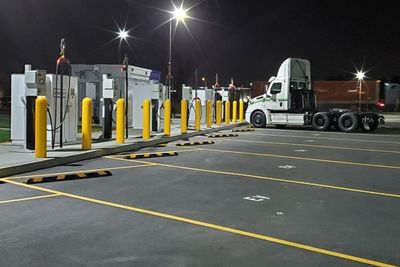 Penske’s latest EV charging station in Ontario, California