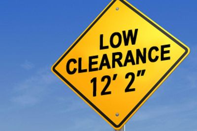 Low Clearance Sign