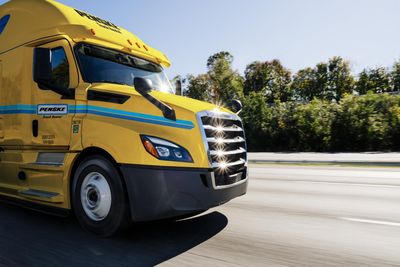 Truck on the highway