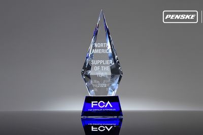 FCA Award North America Supplier of the Year 2020