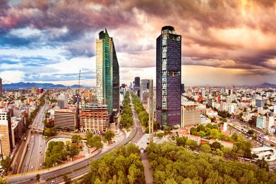 Mexico City Skyline